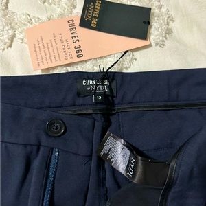 NYDJ Classic navy blue pants curve 360